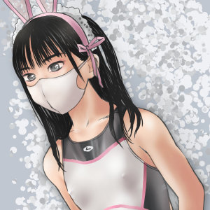 テカピカ水着うさぎ